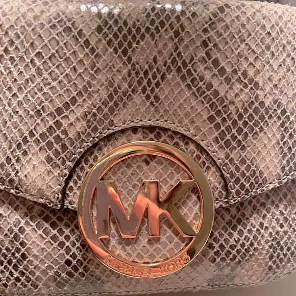 Michael Kors Python Effect Crossbody - Picture 9 of 12